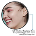 Round Magnifying Makeup Mirror with Suction Cups - 10 Times Magnification - view 5