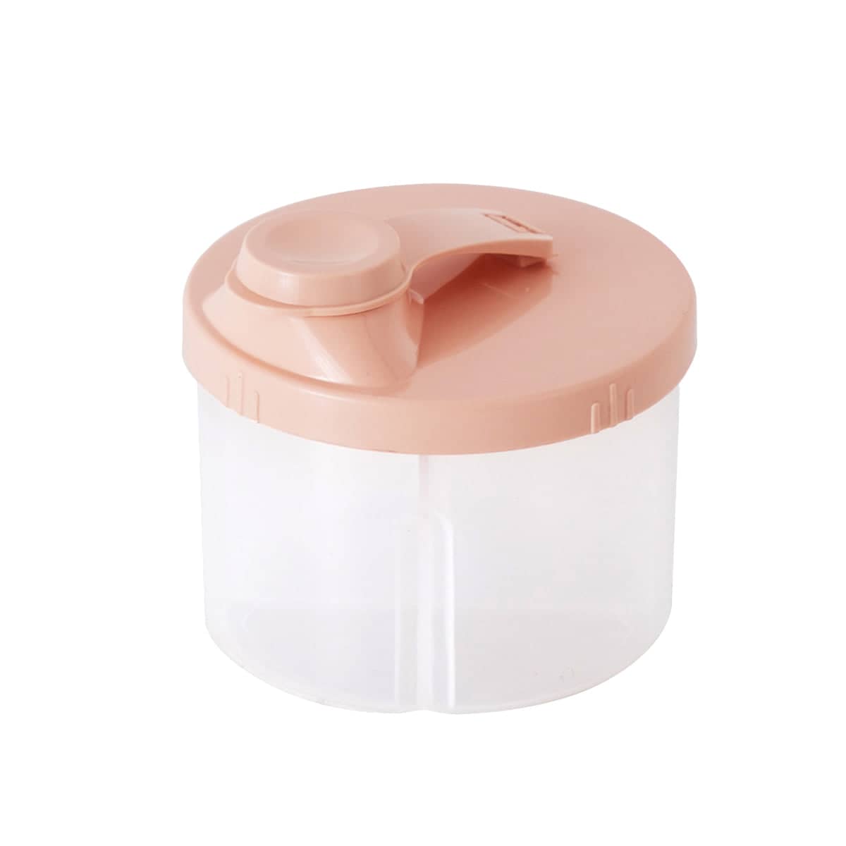 Round Pill Organiser Boxes with 4 Compartments, Pack of 3 - Pink