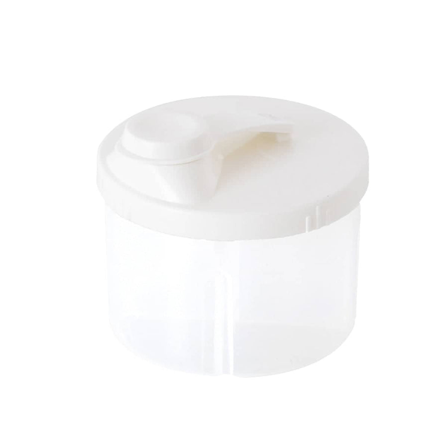 Round Pill Organiser Boxes with 4 Compartments, Pack of 3 - White