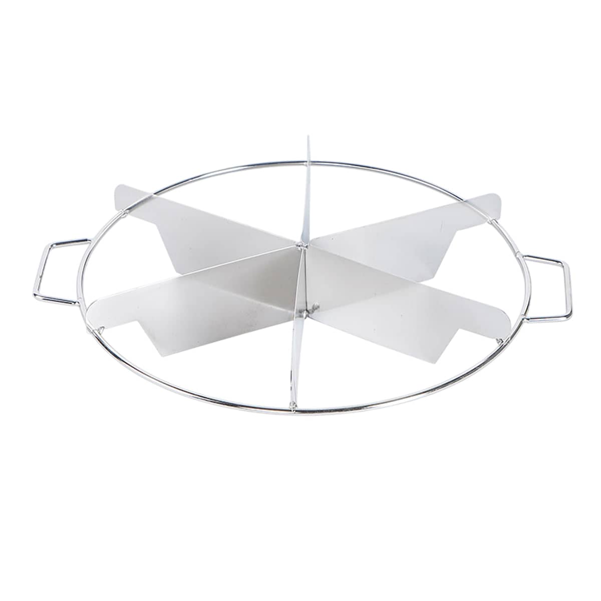 Round Pizza and Cake Cutter, 6-Blade Stainless Steel - view 2