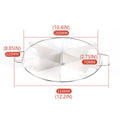 Round Pizza and Cake Cutter, 6-Blade Stainless Steel - view 3