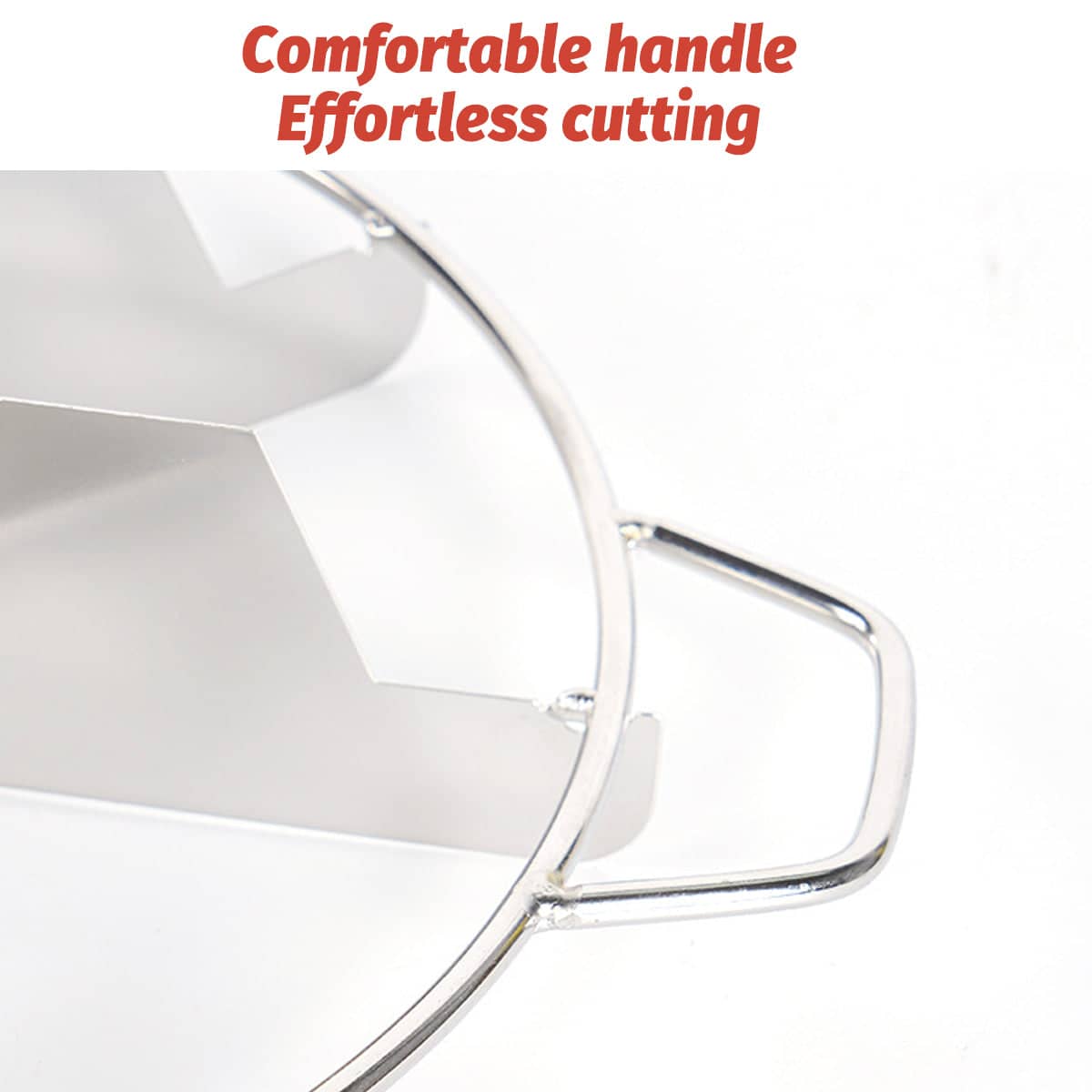 Round Pizza and Cake Cutter, 6-Blade Stainless Steel - view 4