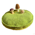Round Plush Pet Bed Nest with Mushroom Toys for Cats and Dogs - view 2