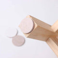 Round Self Adhesive Felt Furniture Pads, Heavy Duty - Beige, Pack of 20 - view 5