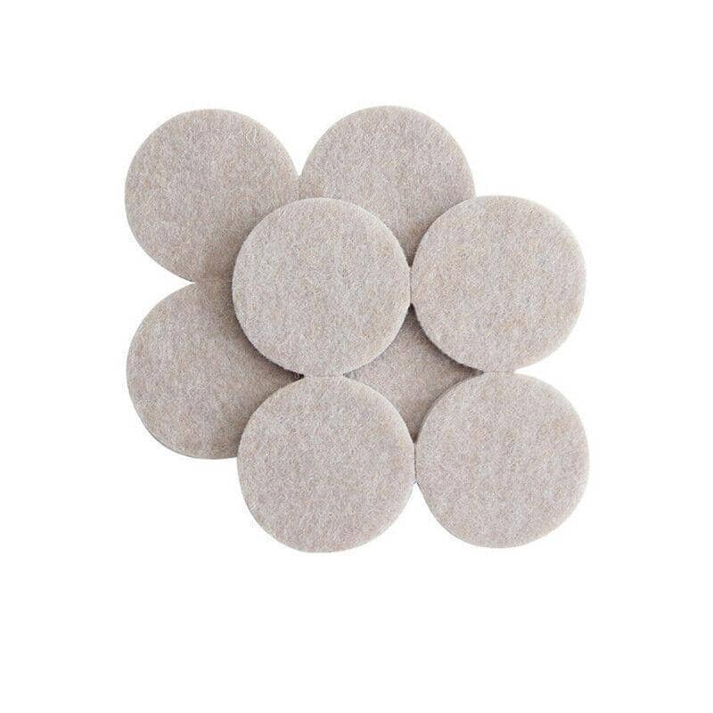 Round Self Adhesive Felt Furniture Pads, Heavy Duty - Beige, Pack of 50 - view 3