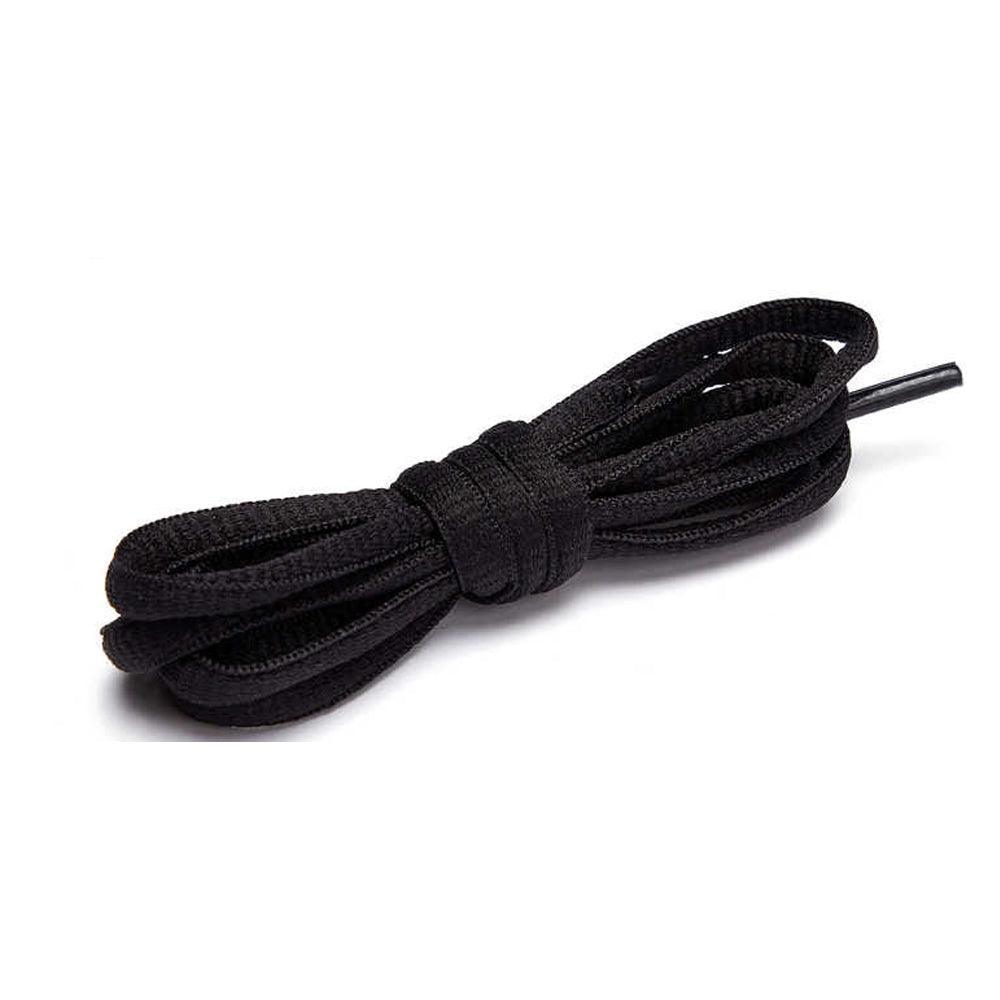Round Shoelaces 120cm for Sneakers and Boots - Black