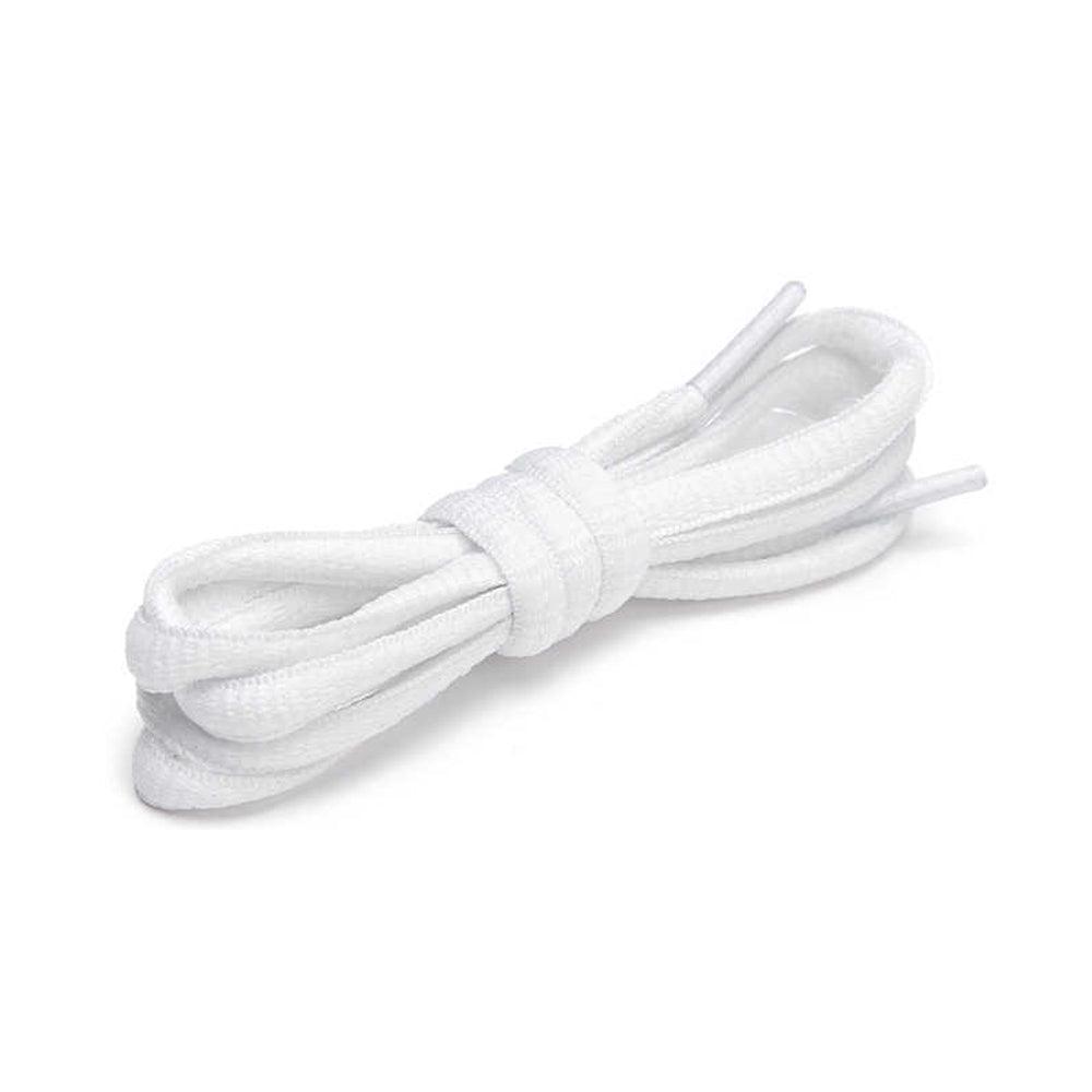 Round Shoelaces 120cm for Sneakers and Boots - White