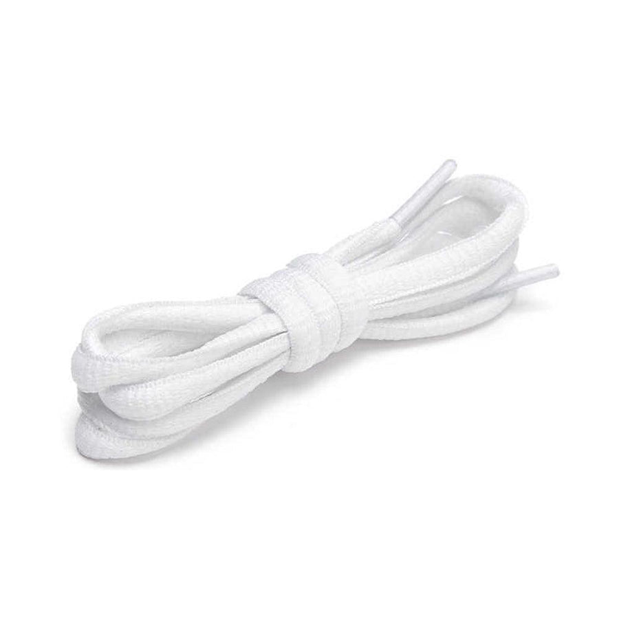 Round Shoelaces 120cm for Sneakers and Boots - White