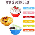 Round Silicone Muffin Cup Baking Moulds - Pack of 20 - view 4
