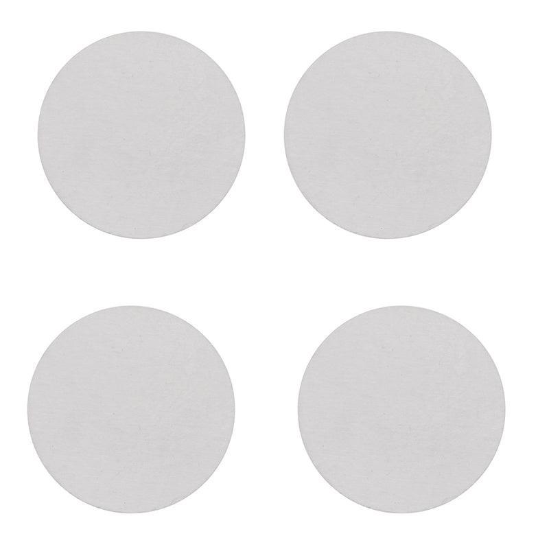 Round Silver Cake Boards 10 Inch (25cm) Thick Cardboard Base - Pack of 10