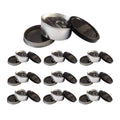 Round Tin Storage Boxes 100 ml with Pull Ring Lid - Pack of 10 - view 2