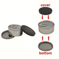 Round Tin Storage Boxes 100 ml with Pull Ring Lid - Pack of 10 - view 4