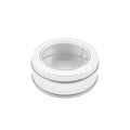 Round Tin Storage Boxes 30 Pieces with Clear Window Lid for Craft and Jewellery - view 2