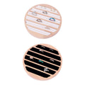 Round Wooden Ring Holder - Black, 15 cm Display Stand - view 3