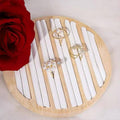 Round Wooden Ring Holder - White, 15 cm Display Stand - view 5