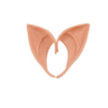 Rubber Elf Ears Halloween Costume Accessory - Light Skin Tone, 10cm