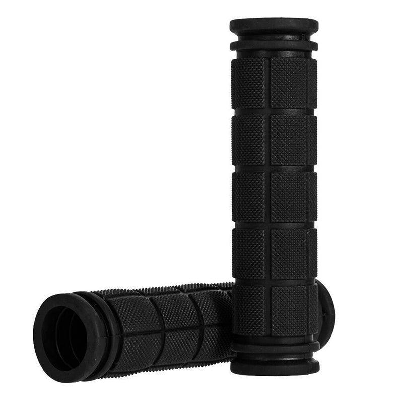 Rubber Handlebar Grips for BMX, MTB, Road Bikes and Scooters - Black