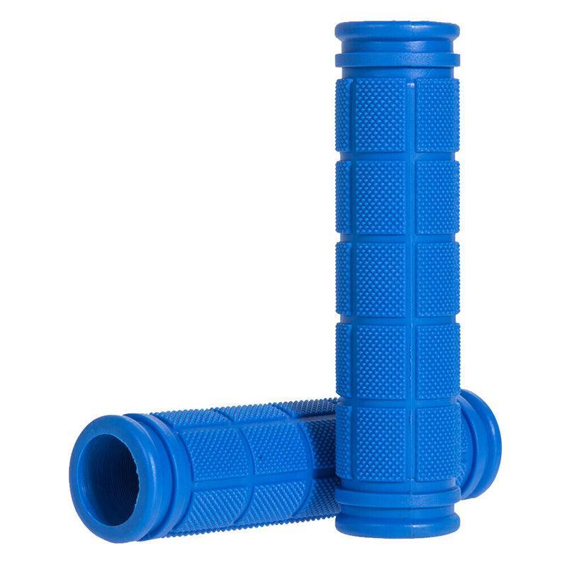Rubber Handlebar Grips for BMX, MTB, Road Bikes and Scooters - Dark Blue