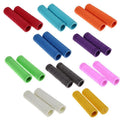 Rubber Handlebar Grips for BMX, MTB, Road Bikes and Scooters - Dark Blue - view 5