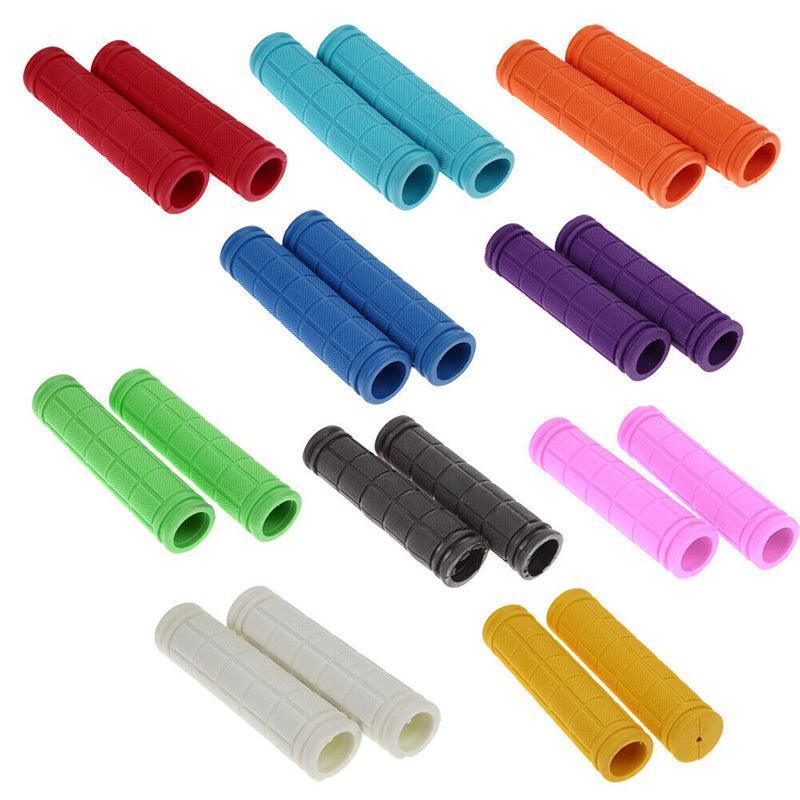 Rubber Handlebar Grips for BMX, MTB, Road Bikes and Scooters - Purple - view 5