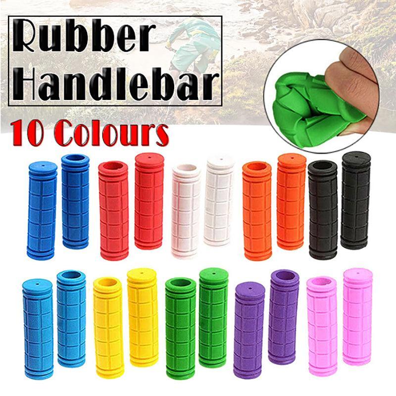 Rubber Handlebar Grips for BMX, MTB, Road Bikes and Scooters - Red - view 2