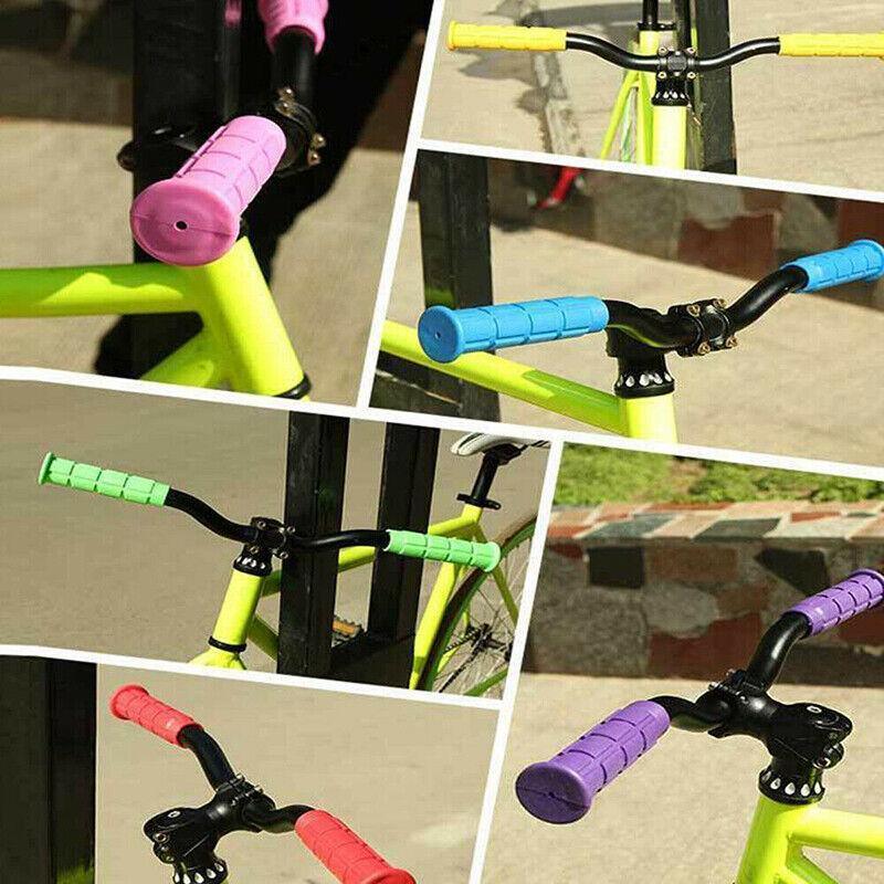 Rubber Handlebar Grips for BMX, MTB, Road Bikes and Scooters - Red - view 6