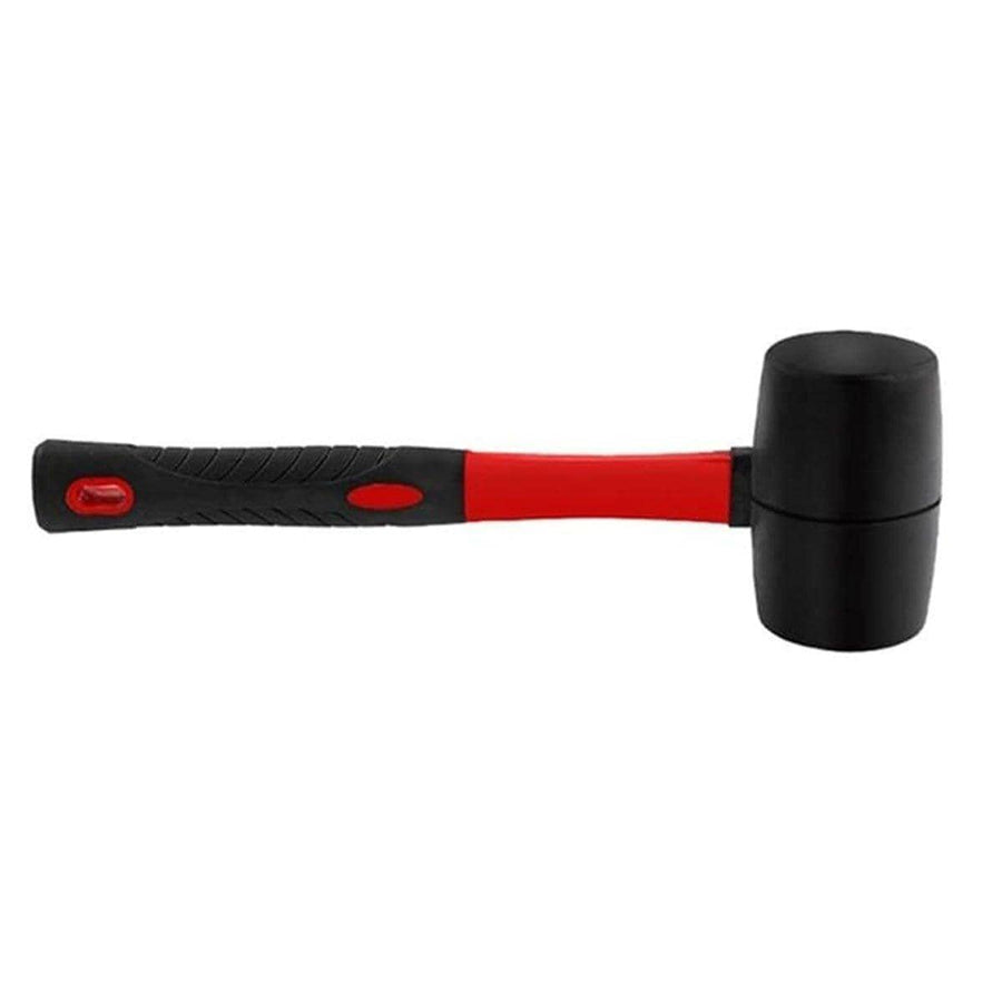 Rubber Mallet with Fibreglass Handle for Flooring and Woodwork - 8 oz (28 cm Long)