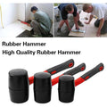 Rubber Mallet with Fibreglass Handle for Flooring and Woodwork - 8 oz (28 cm Long) - view 5