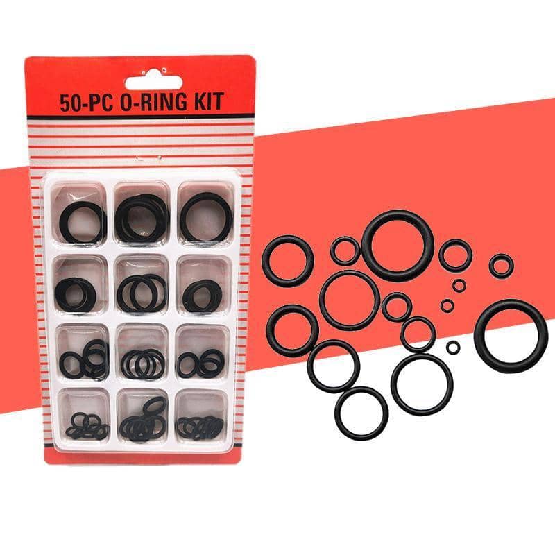 Rubber O-Ring Assortment Kit for Automotive and Plumbing, Pack of 50 - view 4
