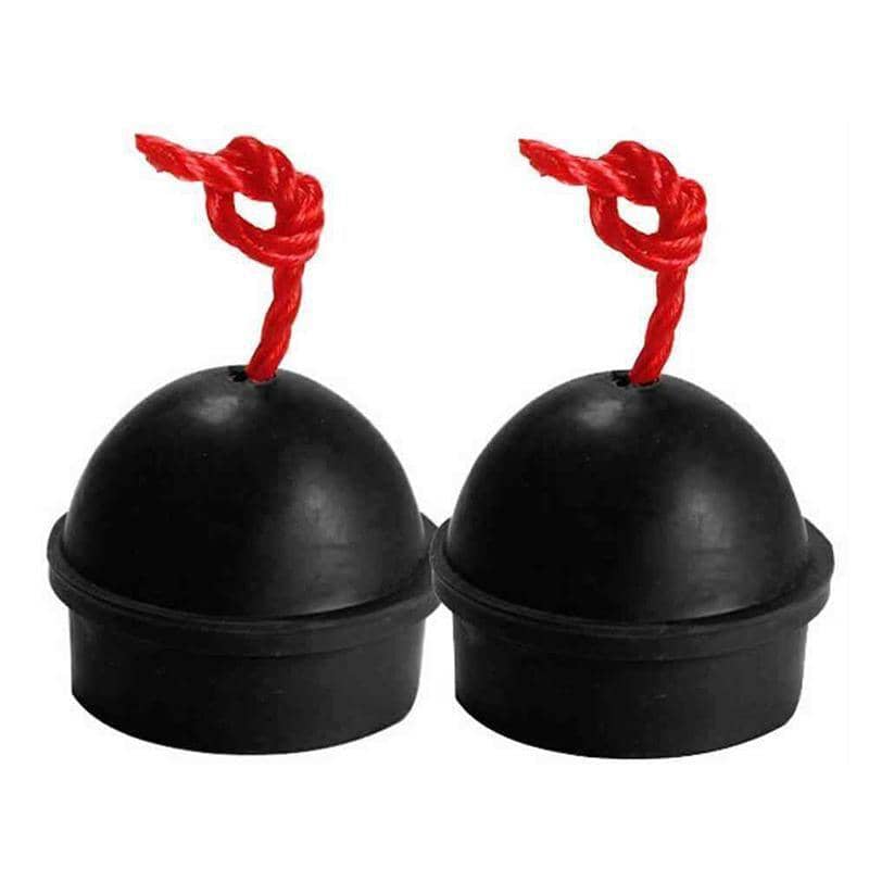 Rubber Pool Cue Chalk Holder with Cord, Pack of 2 - view 2