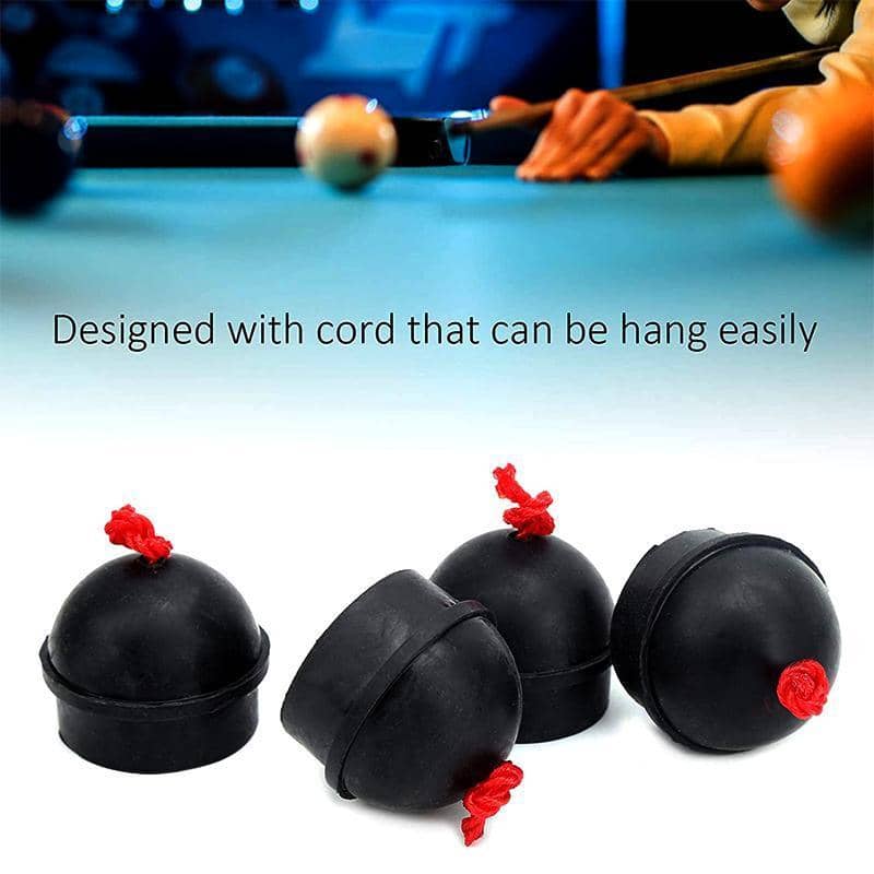Rubber Pool Cue Chalk Holder with Cord, Pack of 2 - view 4