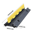 Rubber Speed Bump with Flip Cable Cover, 100 x 26 x 6.5 cm - view 3