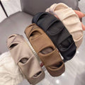 Ruched Ruffle Headband for Women - Camel - view 5