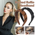 Ruched Ruffle Headband for Women - Taupe - view 2