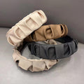 Ruched Ruffle Headband for Women - Taupe - view 4