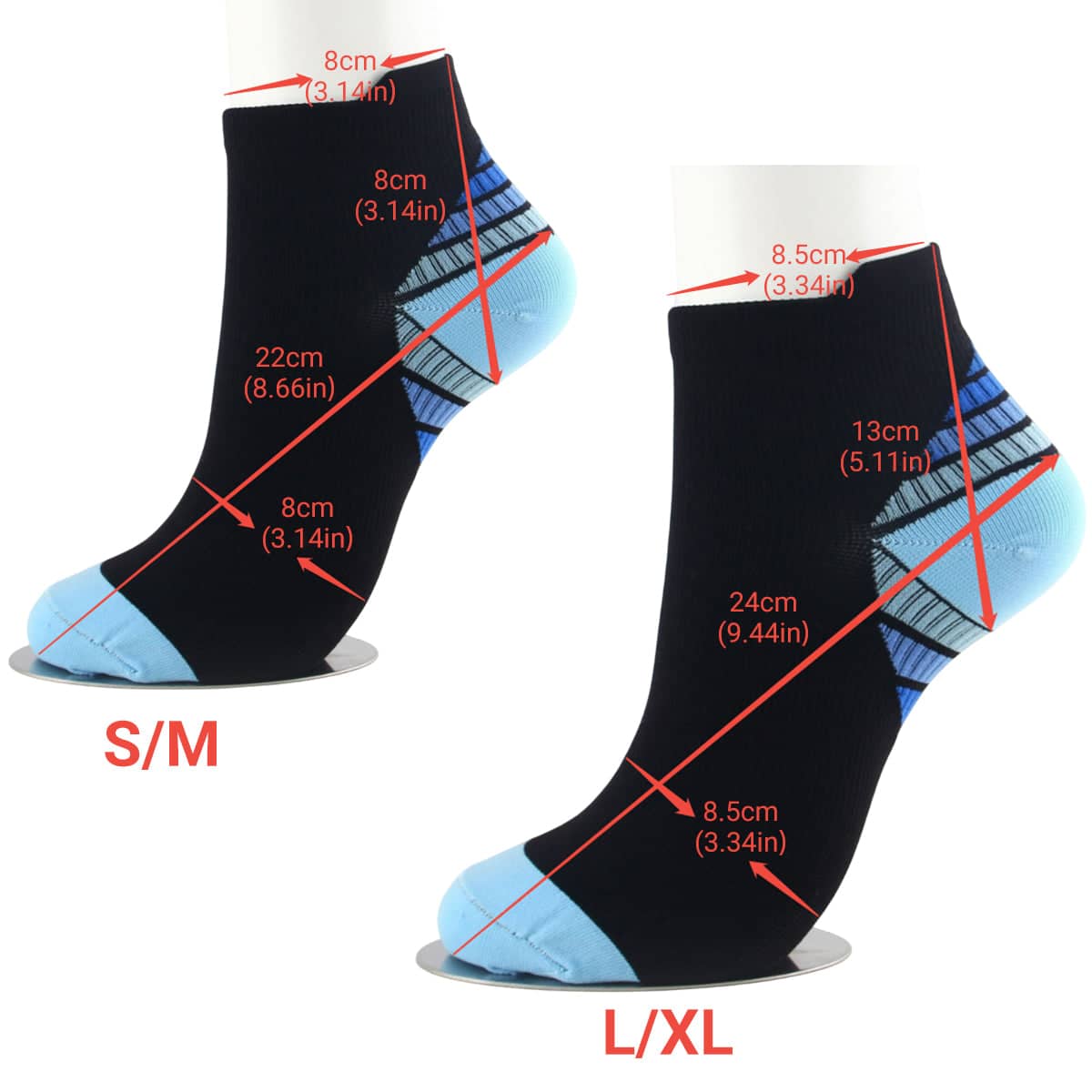 Running Compression Socks for Men and Women - Green - view 4