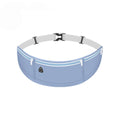 Running Waist Bag with Phone Pocket and Adjustable Belt - Light Blue