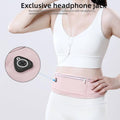 Running Waist Bag with Phone Pocket and Adjustable Belt - Light Blue - view 5