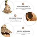 Rustic Resin Coconut Hanging Bird House for Garden Trees - view 4