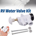 RV Toilet Water Valve Repair Kit, Plumbing Valve Set with Stainless Mesh Filters