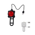 Waterproof Bicycle Bike Lights Front Rear Tail Light Lamp USB Rechargeable IPX4 - SuperSaverAU - view 2