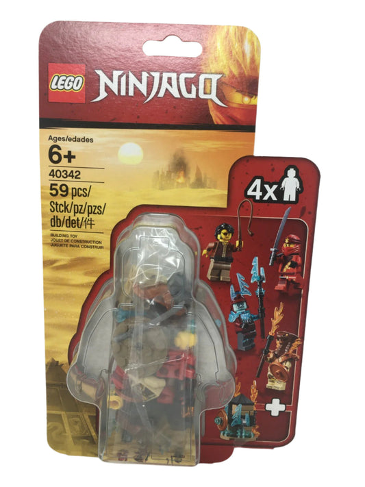 LEGO 40342 NINJAGO Minifigure Set: Clutch Powers, Kai & More