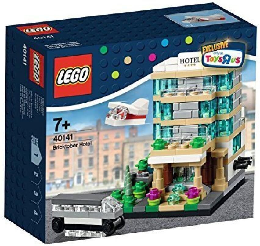 LEGO 40141 Bricktober Hotel | Exclusive Minifigures & Accessories