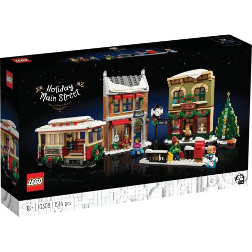 Brand New LEGO ICONS 10308 Christmas High Street - SuperSaverAU - view 1