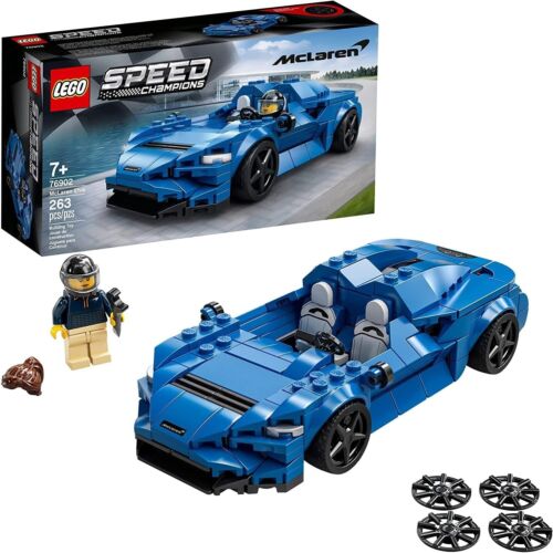 LEGO 76902 Speed Champions McLaren Elva Blue Sports Car Driver - SuperSaverAU - view 1