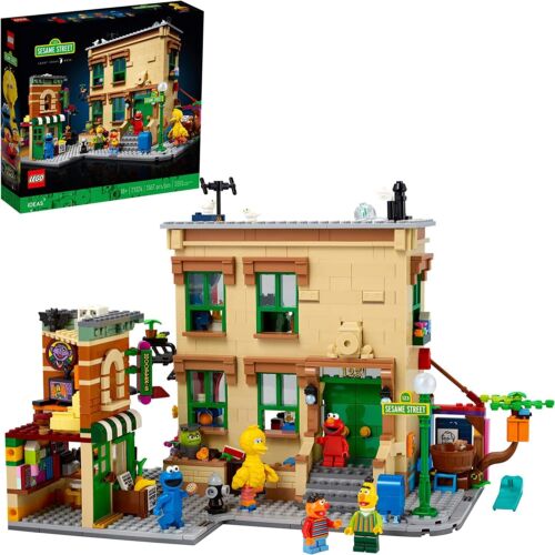 LEGO 123 Sesame Street 21324 Ernie Bert Elmo Cookie Monster Big Bird Oscar - SuperSaverAU - view 1