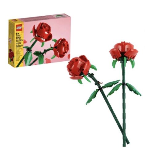 LEGO ROSES 40460 Botanicals Valentines Day Red Rose Stems Flowers