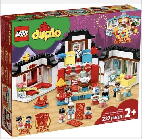 LEGO 10943 DUPLO Town Happy Childhood Moments: Chinese New Year & Kindergarten Playset - SuperSaverAU - view 1