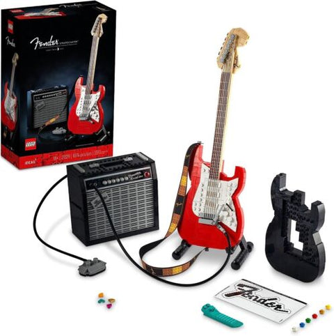 LEGO Ideas 21329 Fender Stratocaster 1970s Guitar 65 Princeton Reverb Amp - SuperSaverAU - view 1