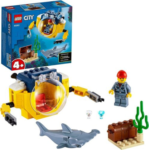 EGO City Ocean Mini Submarine 60263 - Deep Sea Building Toy - SuperSaverAU - view 1